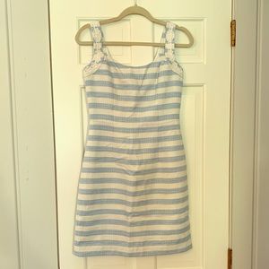 Lilly Pulitzer Blue and White Striped Dress
